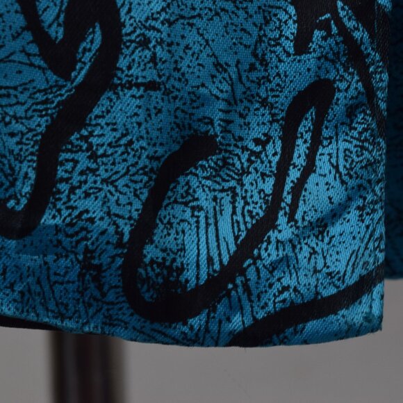 Vintage 90s Abstract Acetate‎ Blazer | size M - Picture 7 of 10